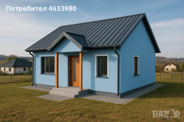 Сглобяема дървена къща ”Азул” - индивидуален проект, бърз монтаж, цена от 599 €/м² • на изплащане, снимка 3 - Други - 52448066