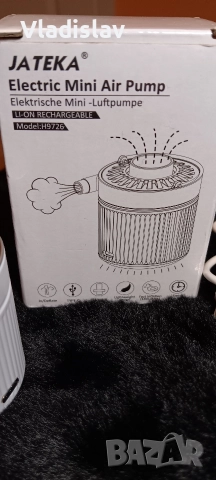 Преносима електрическа въздушна помпа 1400W, снимка 3 - Други стоки за дома - 52597204