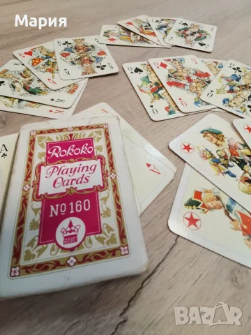 Eмблематични карти „Coeur Rokoko No. 160“ ГДР, снимка 10 - Колекции - 55746896