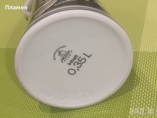 Старо порцеланово шише за алкохол с ловни мотиви , снимка 7 - Други ценни предмети - 40689749