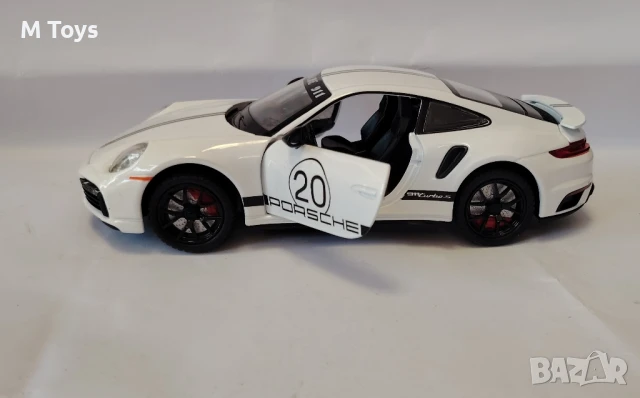Метален модел Porsche 911 – 1:24 със звук и светлина!, снимка 3 - Коли, камиони, мотори, писти - 50921757