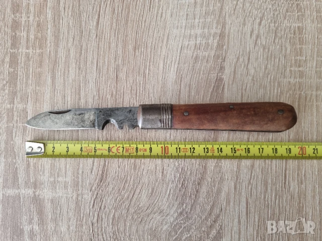 Стар немски кабелен сгъваем нож, снимка 8 - Ножове - 50532245