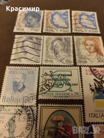 Пощенски марки Италия , снимка 7 - Филателия - 51695341