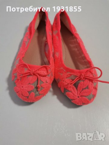 Дантелени балеринки, снимка 3 - Детски сандали и чехли - 34495377