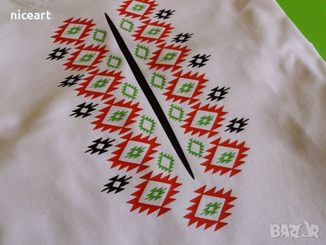 Тениска с щампа шевица, снимка 3 - Тениски - 44437596