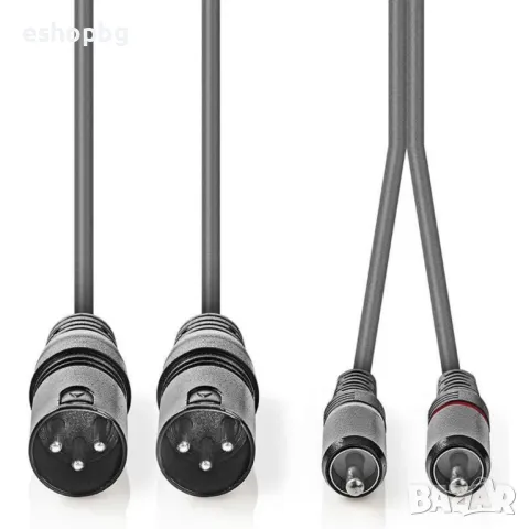 Кабел COTH15210GY15 2xCANON/m - 2xRCA/m 1.5m