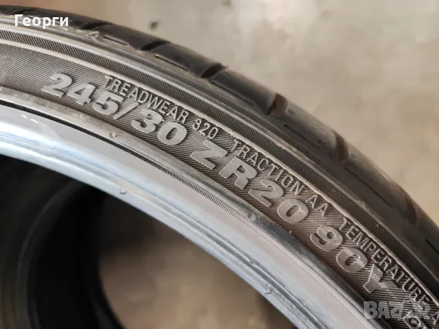 2бр.летни гуми 245/30/20 Kumho, снимка 4 - Гуми и джанти - 50057616
