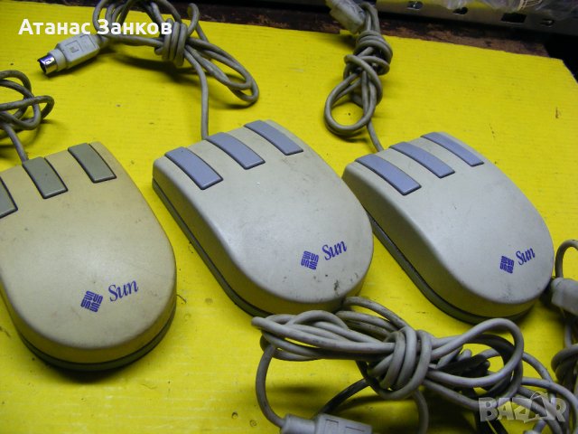Ретро мишки за Sun от 80-те, снимка 11 - Клавиатури и мишки - 35225836