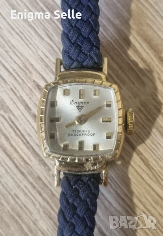 Стар винтидж дамски часовник Wagner, снимка 2 - Антикварни и старинни предмети - 51120406