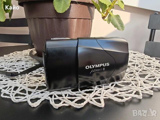 Olympus mju II 35mm F2.8 Point & Shoot Film Camera, снимка 2 - Фотоапарати - 54082471