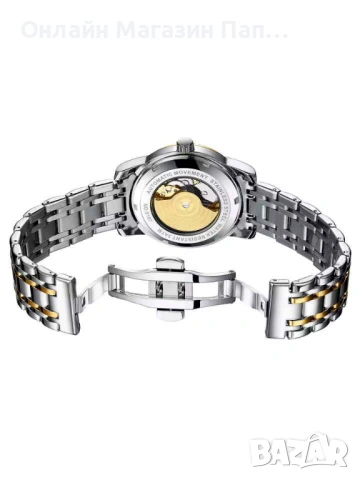 BIDEN 0197 луксозен автоматичен скелетон часовник, снимка 5 - Мъжки - 53150034