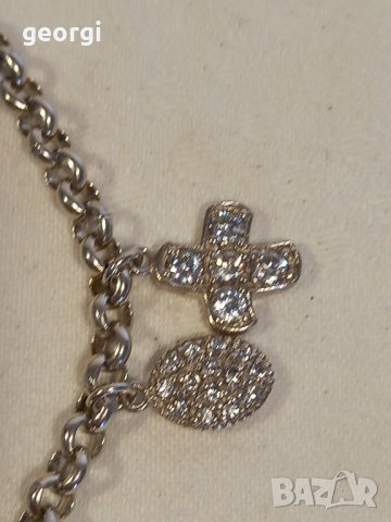 сребърна гривна с талисманчета , снимка 9 - Гривни - 44241822