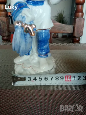 Антикварно предложение-Селски човек с кобилица., снимка 6 - Статуетки - 50407395