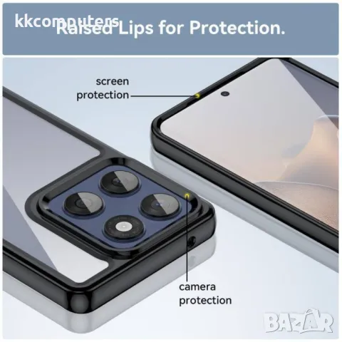 Motorola Edge 60 Fusion Colorful TPU + Acrylic Удароустойчив Калъф и Протектор, снимка 10 - Калъфи, кейсове - 50078546