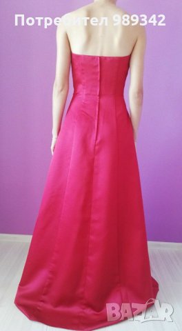 Официална (бална) рокля с гол гръб и рамене, снимка 2 - Рокли - 30701636