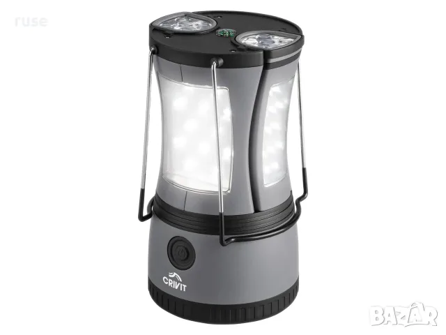 НОВА! Къмпинг лампа 2-в-1 Crivit LED фенер преносимо осветление за палатка, снимка 4 - Къмпинг осветление - 56117333