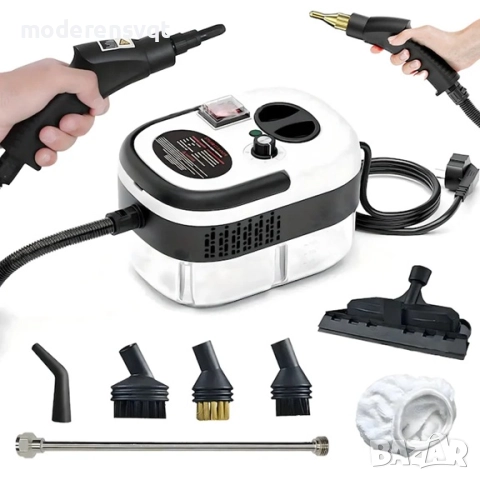 Парочистачка - невероятна мощност от 2500 W за пълна дезинфекция, без химикали