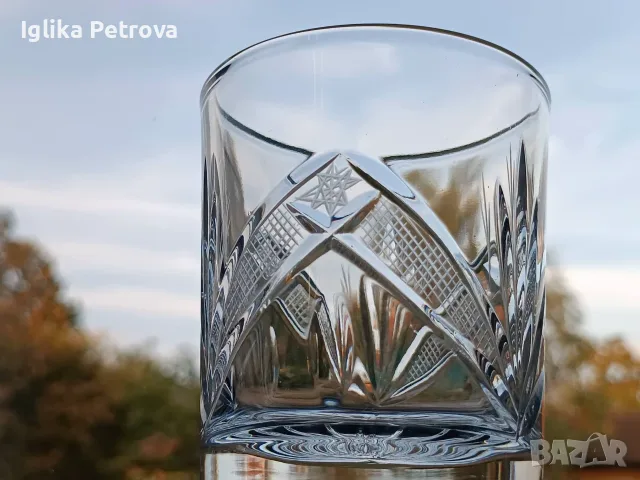 Кристален сервиз за уиски серия Зорница 