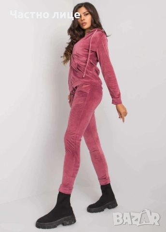 Чисто Нов Дамски Плюшен Анцуг/Сет/Екип/Комплект, снимка 3 - Спортни екипи - 53985730