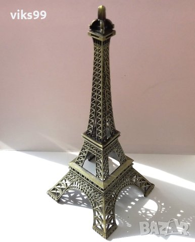 Метален сувенир Айфеловата кула 25 cm., снимка 2 - Колекции - 44337805