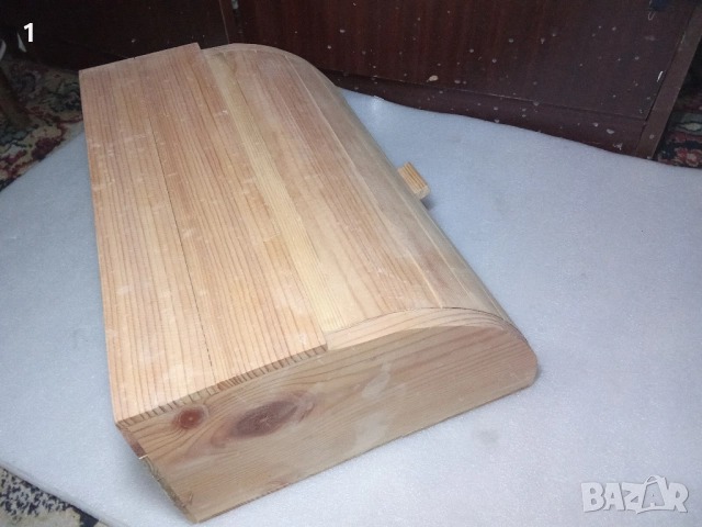 Дървена кутия за хляб , снимка 5 - Кутии за храна - 52213864