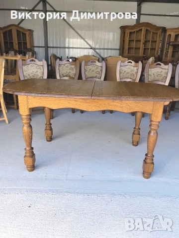 Разтегателна трапезна маса МАСИВ , снимка 8 - Маси - 54115641