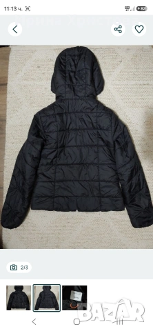 Чернo пролетно-есенно яке Bershka, снимка 2 - Якета - 54177878