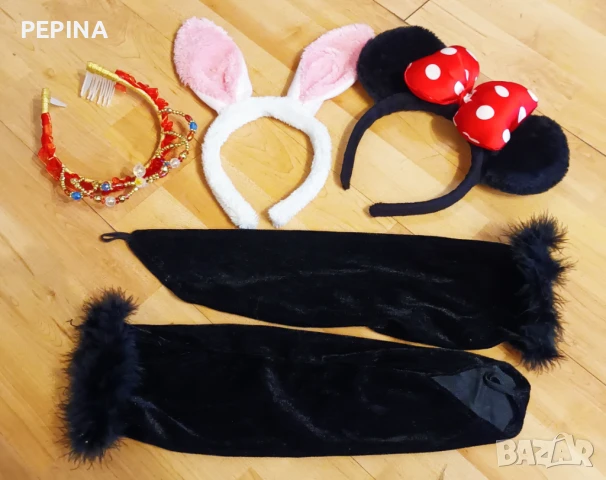 Лот парти аксесоари за Хелоуин и РД, снимка 5 - Шноли, диадеми, ленти - 51168375