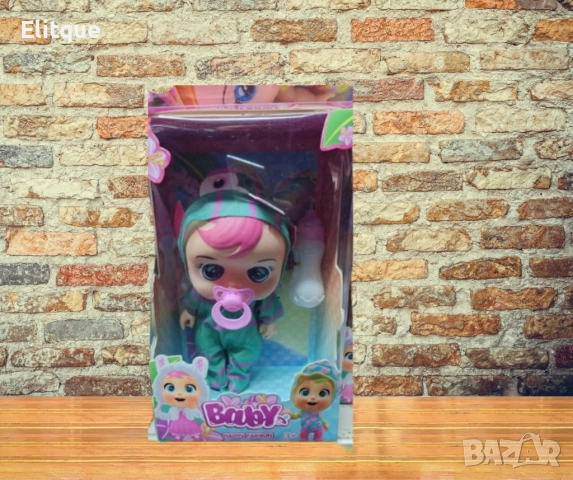 Сладко плачещо бебче, с аксесоари, снимка 3 - Кукли - 52779727