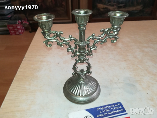 свещник от франция с маркировка 2902241614, снимка 5 - Антикварни и старинни предмети - 44531479