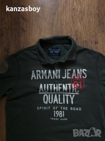 armani jeans - страхотна мъжка тениска, снимка 3 - Тениски - 37430092