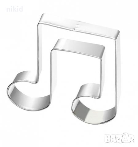 Двойна нота метален резец форма за слади украса декор , снимка 2 - Форми - 38177805
