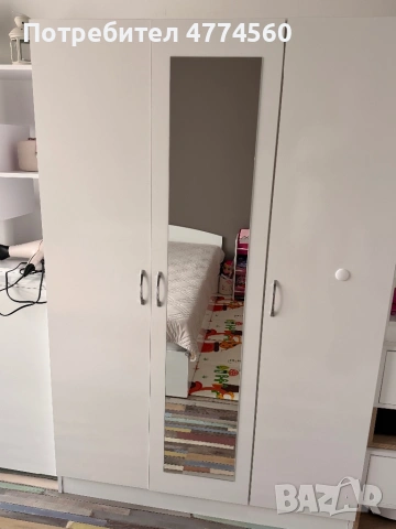 Комплект за спалня – гардероб, скрин, нощни шкафчета