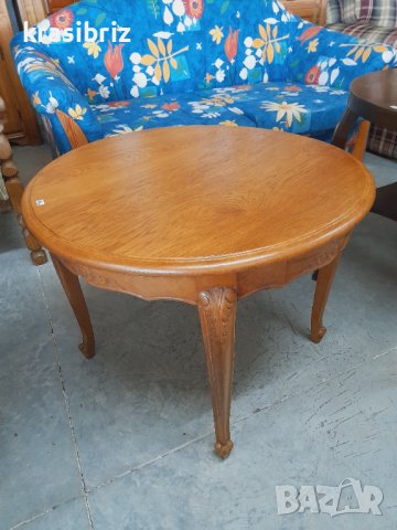 Масивна Кръгла Маса-внос от Германия , снимка 2 - Маси - 42166700