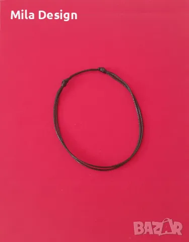 Гривна червен конец, снимка 3 - Гривни - 39697889