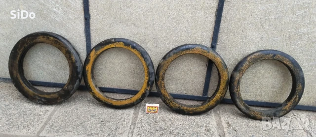 Комплект 4 твърди гуми за джанти на работна количка , снимка 5 - Селскостопанска техника - 50850696