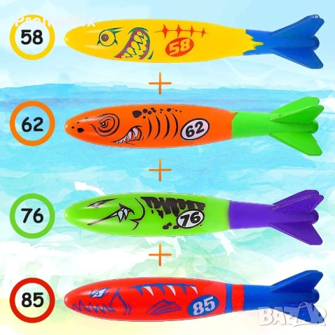 Детски водни играчки за гмуркане Wybtbm T02 Pool Toy играчки за басейн за гмуркане дънни играчки , снимка 5 - Други - 50778753