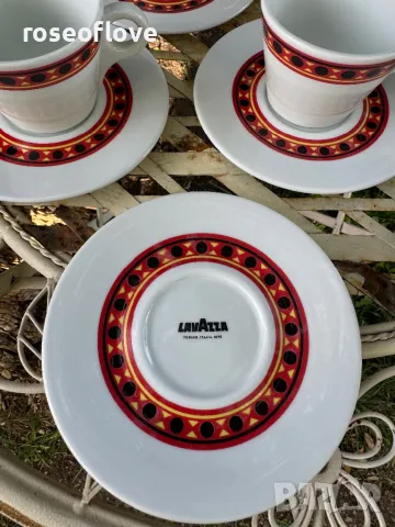 Лаваца Паулиста / Lavazza Paulista италиански порцеланови чаши за дълго кафе или капучино, снимка 7 - Чаши - 47673947