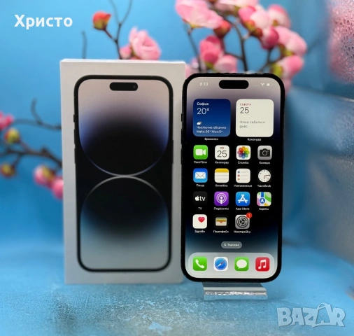 Apple iPhone 14 Pro, 128GB, 6GB RAM, 5G, Space Black  , снимка 6 - Apple iPhone - 54328705