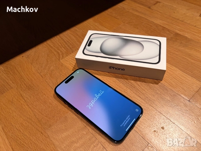 iPhone 15 Black 128GB в гаранция не е заключен, снимка 4 - Apple iPhone - 52790324