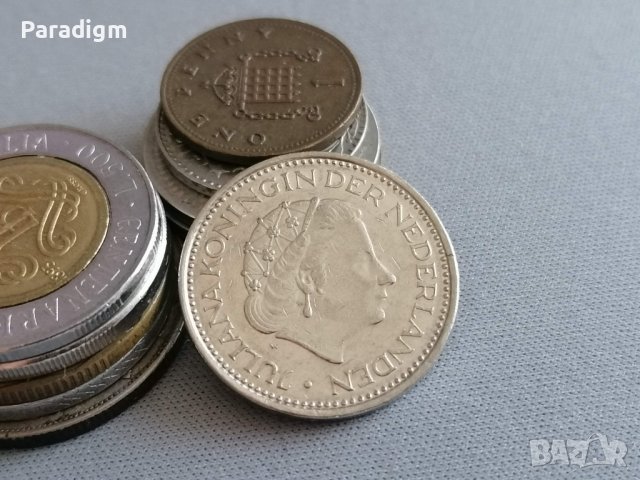Монета - Холандия - 1 гулден | 1975г., снимка 2 - Нумизматика и бонистика - 39115370