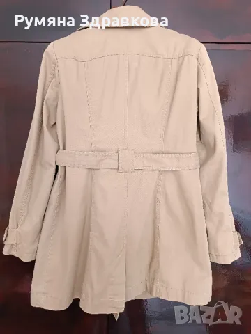 Платово бежово/кафеникаво яке L размер, снимка 2 - Якета - 49692362