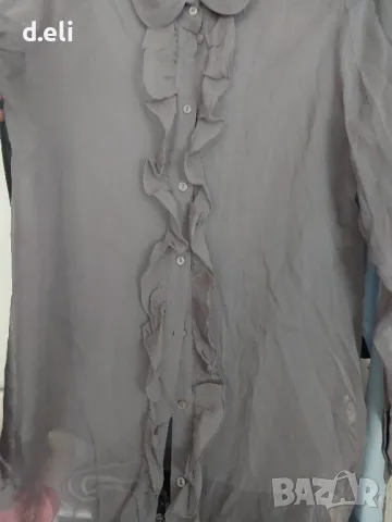 Marc Cain Original Size XL/ Intimissimi Size L 100% Коприна Издължена риза