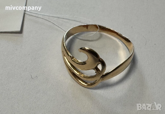 Златен пръстен 1.78гр., снимка 4 - Пръстени - 52801553