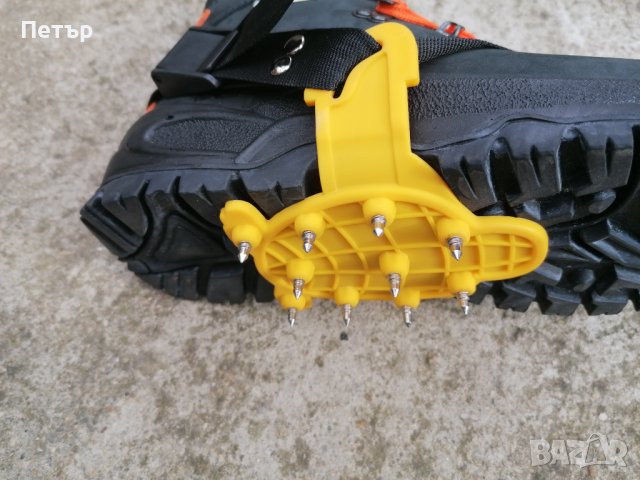 Продавам нови малки леки туристически котки за лед с 10 шипа