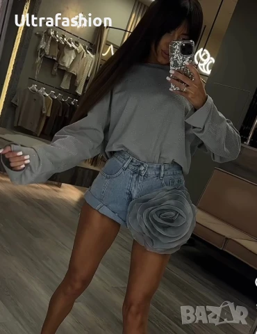 Къси дънкови панталонки Valentino Alexander Wang , снимка 1