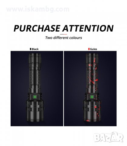 СУПЕР МОЩЕН XHP50.2 ФЕНЕР С РЕАЛНИ 1800 ЛУМЕНА - код 2720, снимка 12 - Къмпинг осветление - 33921036