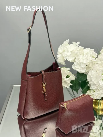 Дамски Кожени Чанти ✨ Yves Saint Laurent , снимка 4 - Чанти - 51371013