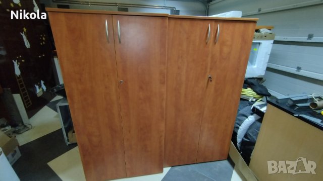 Офис шкаф - двукрил гардероб с рафтове 80/160/40 - 4 рафта, снимка 18 - Гардероби - 40875635