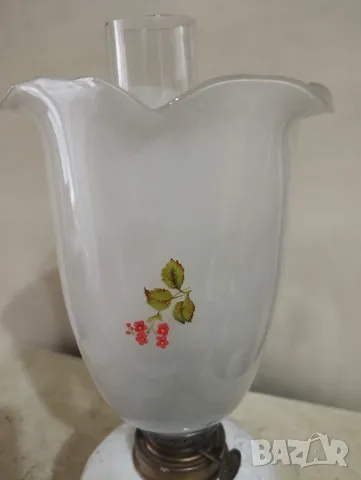 Стара газена лампа, снимка 3 - Антикварни и старинни предмети - 48250366